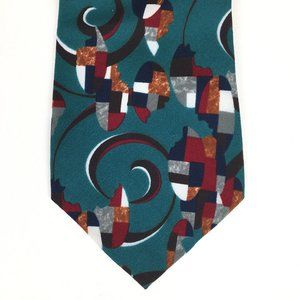 Domani Abstract Patterned Necktie